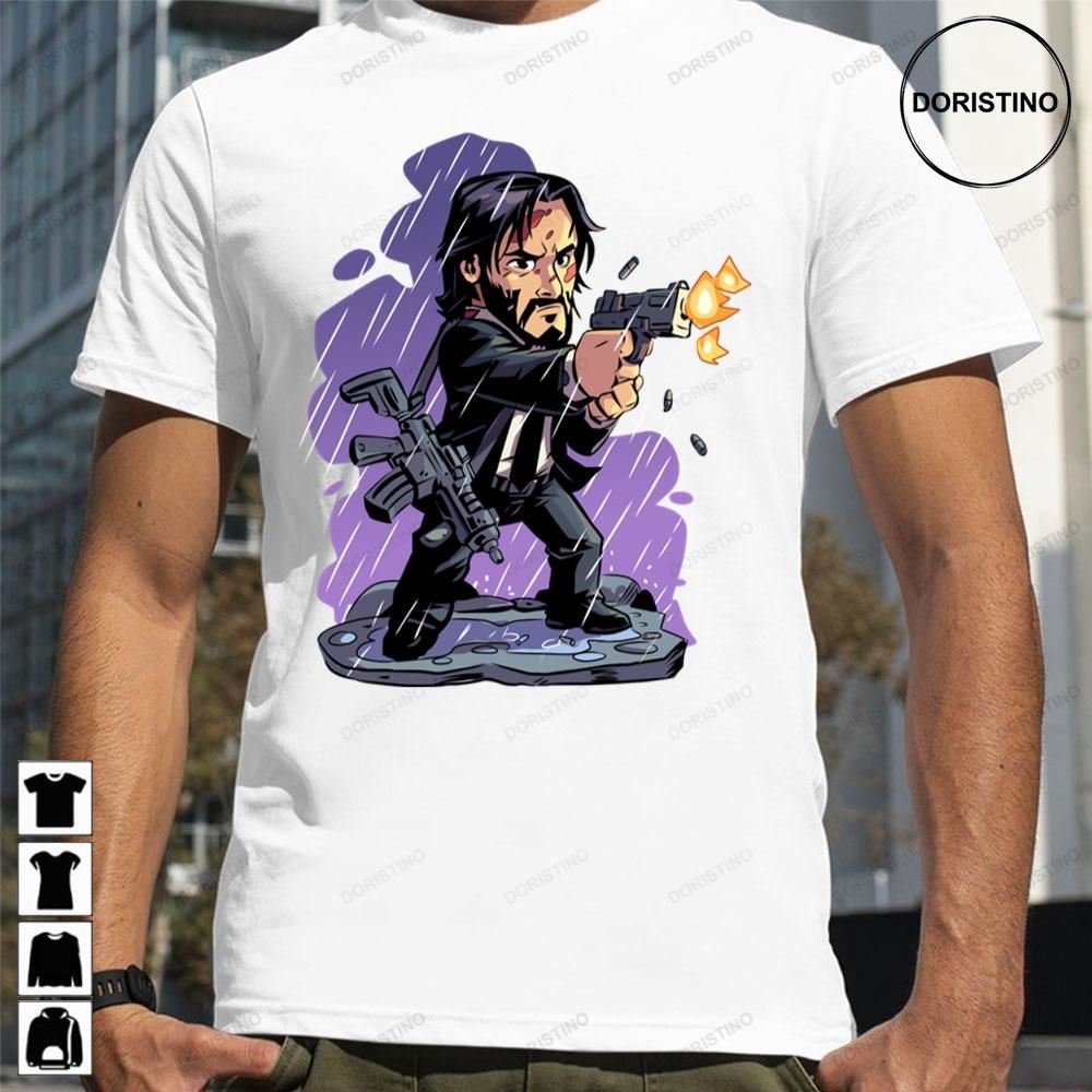 Jhon Wick Chapter 4 Digital Illustration Kibi Design Awesome Shirts